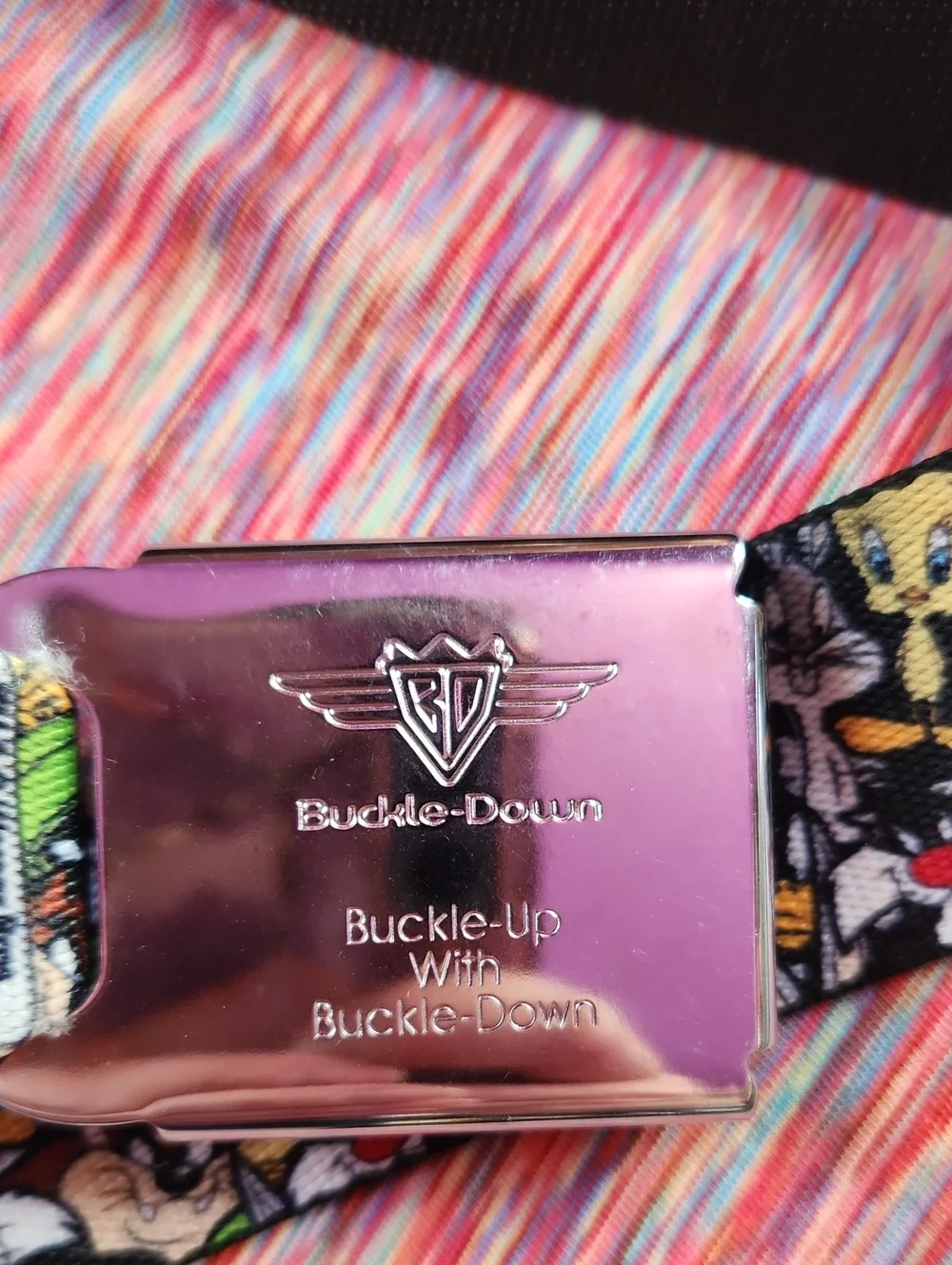 Buckle-Down Looney Tunes Cartoon Print Belt 2016